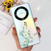 For Honor Magic 4 Lite Case ANY-LX1 ANY-LX2 ANY-LX3 Clear Cover Popular Flower Soft Silicone Funda For Honor Magic 5 6 Lite Para