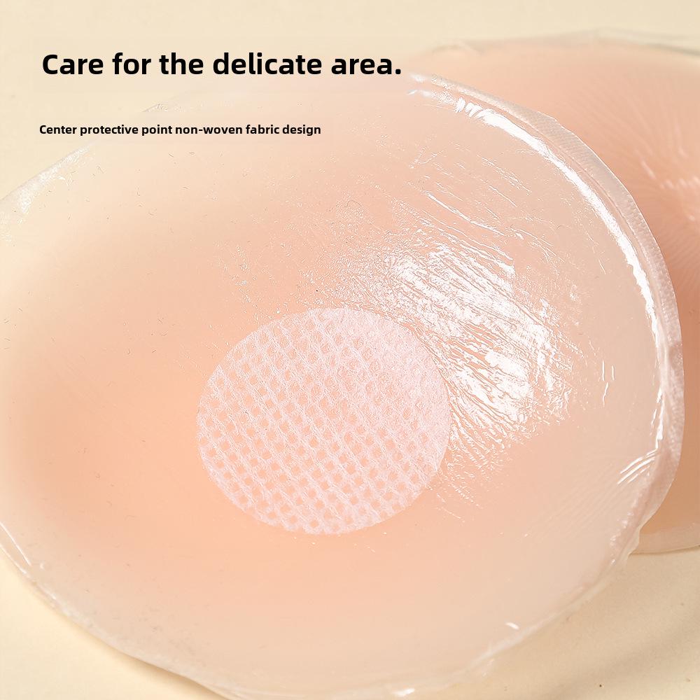Ultra-thin Silicone Anti-exposure Nipple Covers for Large Breasts – Ideal for Wedding Dresses