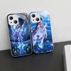 Genshin Impact Columbina Für iPhone 14 13 12 Mini 11 Pro XS Max X XR 14 Plus Gehärtetes Glas Cover