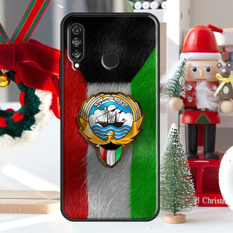 Kuwait Flag For Huawei Nova Y73 Y60 Y70 Y90 Y72 Y61 Y91 7i 8i 11i 12i 12s 9 10 SE P20 P30 P40 Lite Case