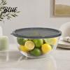 Salad Bowl with Lid Glass Lid Heat Resistant 4500ml Capacity Container