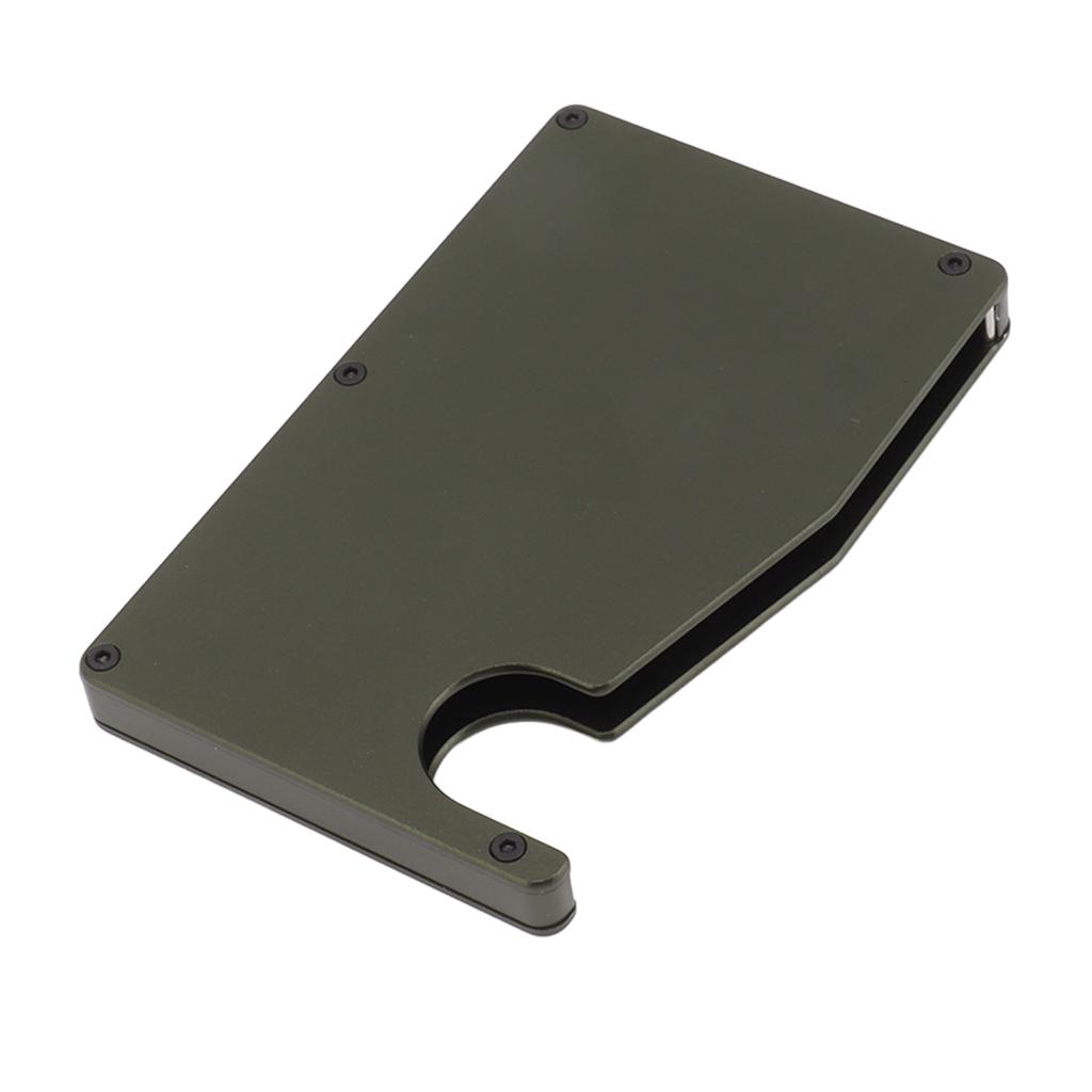 Minimalist Card Holder Aluminum Alloy Auto Ejected Anti Theft Credit Card Wallet for Business