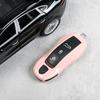 Morandi Pink Key Shell for Porsche: Cayenne, Macan, 911, Panamera, 718, Taycan