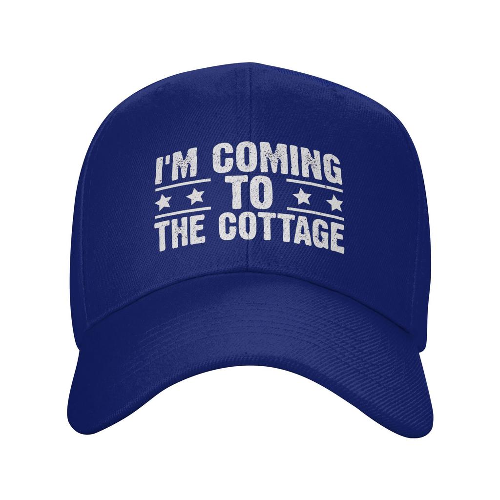 Summer Im Coming To The Cottage Romance Hockey Baseball Cap Running Hippie Y2k Custom Logo Sun Hip Hop Hats Male Snapback Cap