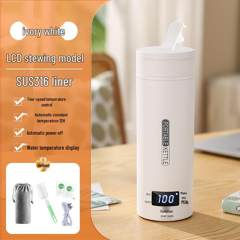 Portable Smart Travel Kettle with Adjustable Temperature
