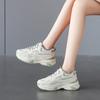 Fashion 2025 Spring New Women's Shoes All Math Platform Sneakers Height Increase 6CM Thick Bottom Casual Shoes Sports Shoes Mesh Tennis