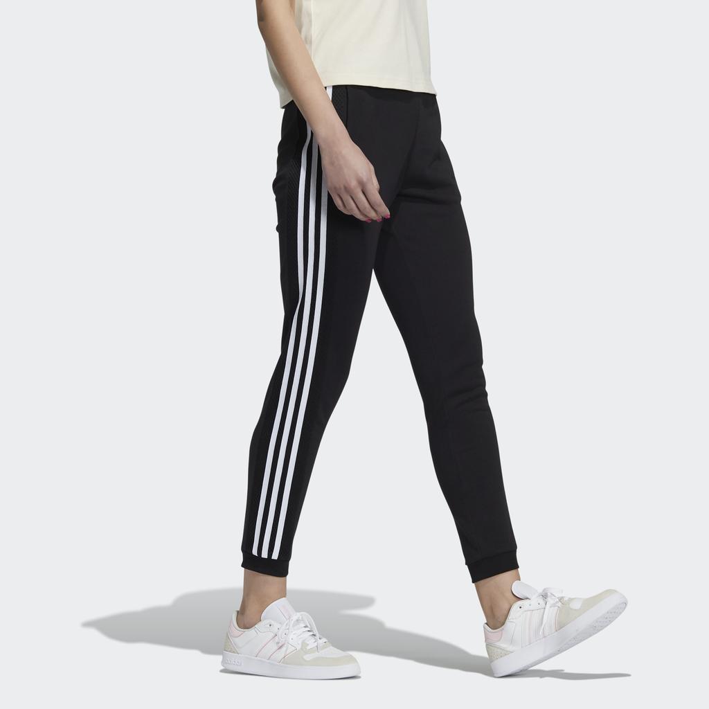 Adidas Neo Comfortable Casual American Retro Sports Pants Women Bottoms Black HE7603
