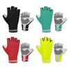 Half Finger Cycling Gloves Mounting Bike No-Slip Shock Absorbent Palms Grip Wicking Lightweight Nylon Compression Gloves