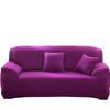 Spandex Sofa Cover Silky Soft 1-Piece Black Slipcover for Sofas Super Stretch Universal Couch Cover for Living Room