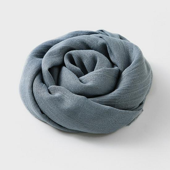 Women's Cotton Linen Artistic Solid Color Silk Scarf, Sun Protection Beach Neck Scarf, Japanese Style Long Gauze Scarf