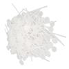 100pcs Poultry Leg Bands Disposable Poultry Leg Ties with Tag Covers for Chicken Duck Goose Pigeons