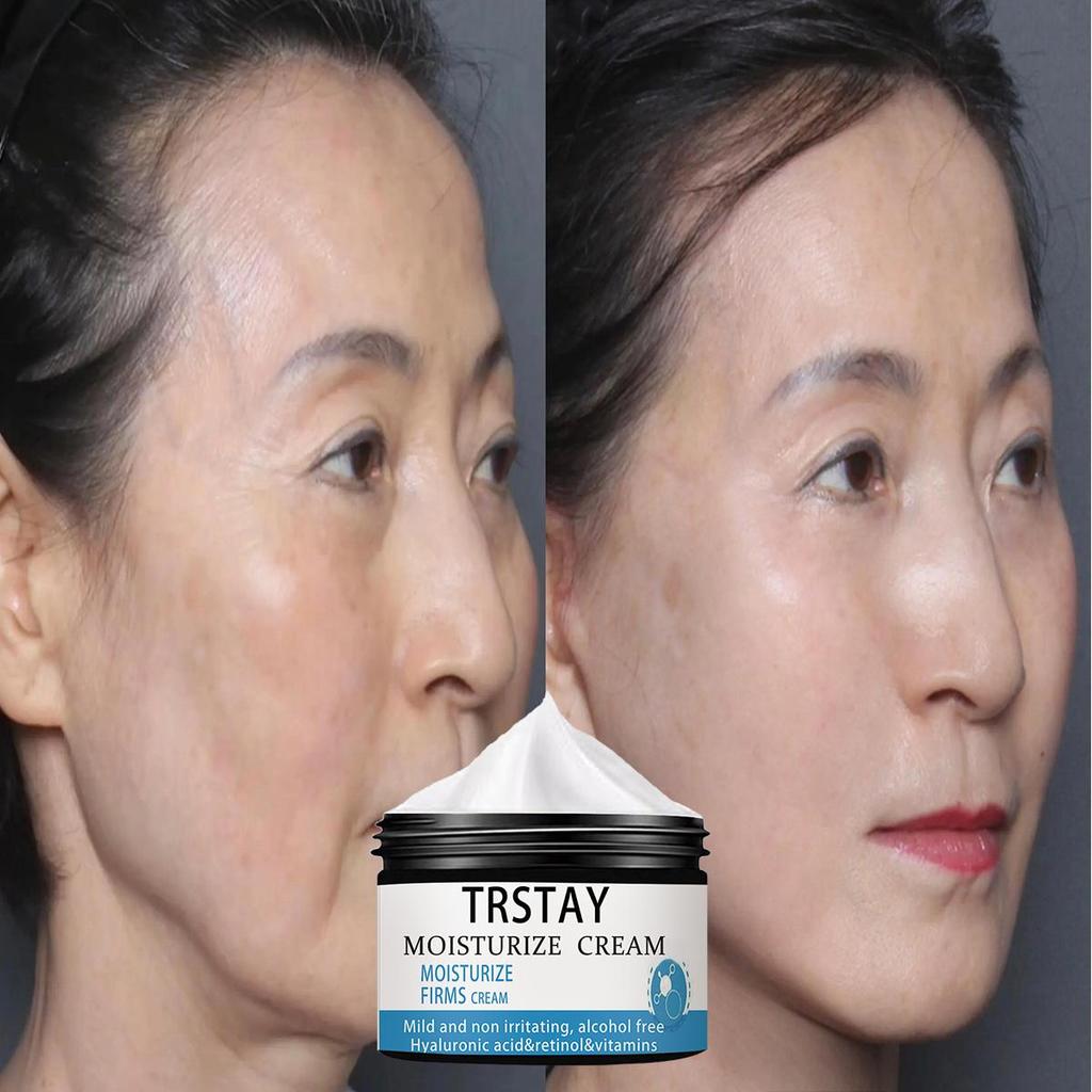 Face Cream Anti-Aging Wrinkles Ingredient Exfoliating Shrink Pores Anti-Oxidation Lift Firming Remove Fine Lines