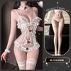 Erotic Underwear Pure Desire Onesie Female Sexy Lace In Stock Pajamas Open Crotch Perspective Uniform Suit