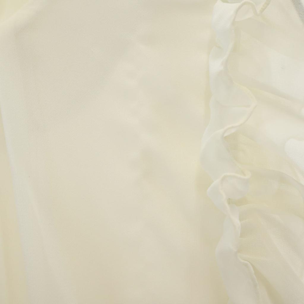 MIIA No sleeve Ruffled sleeves shirt 160 Off-white Kid's Used