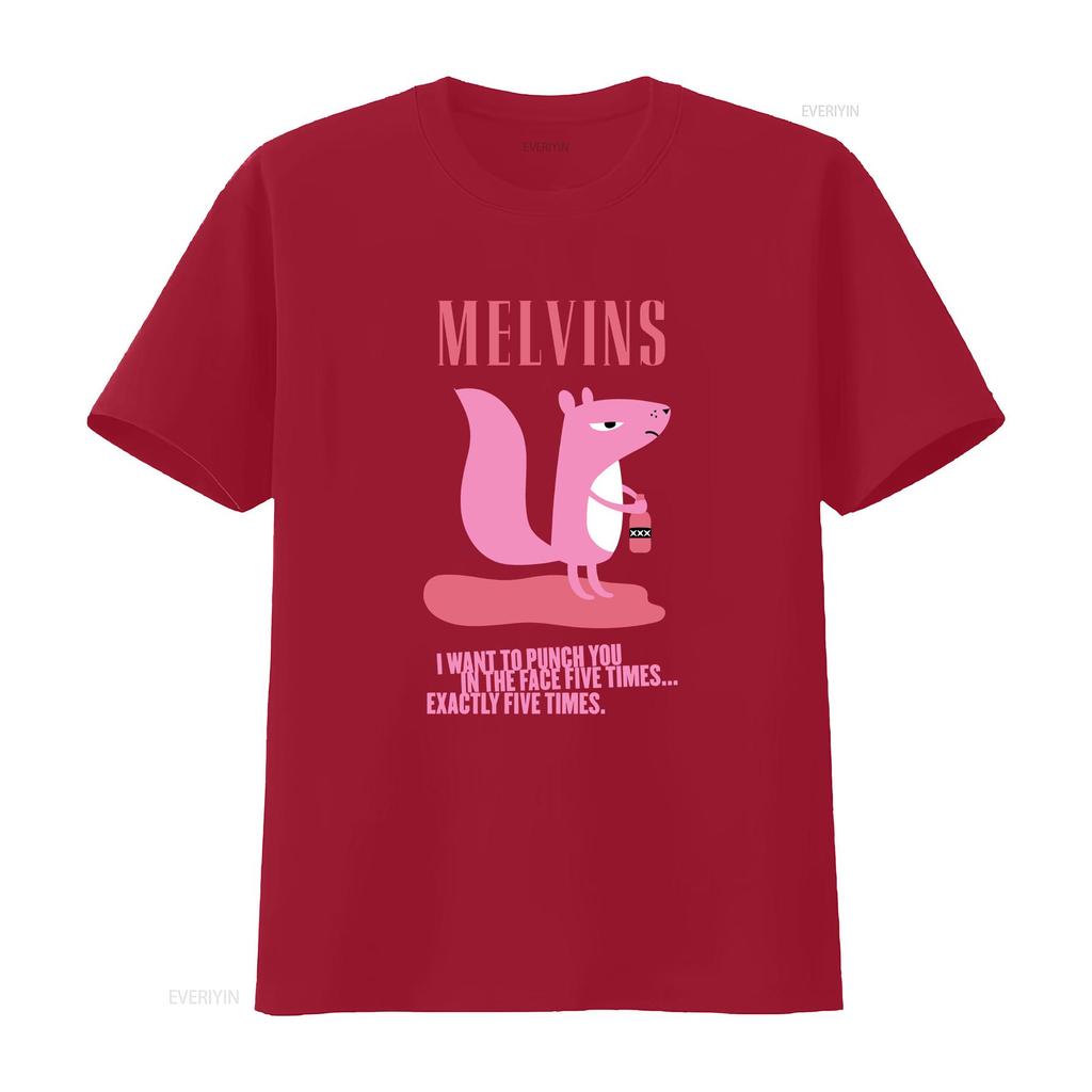 Melvins Band YK T Shirt I Want to Punch You in the NZ vintage Washed Breathable Top For Everyday Wear Soft graphic fashion