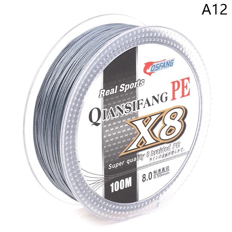100M 8 Strands Pe Braided Fishing Wire Multifilament Strong Fishing Line Durable Travel Sea/Stream Fishing Line