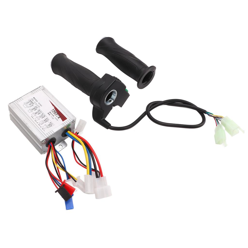 36V 500W Brush Motor Controller with Throttle Handle Kit Electric Bike Controller Throttle Grip Set