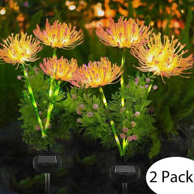 Solar Garden Lawn Lights Solar Flowers Lights Outdoor For Patio Garden Yard Decoration and Gift for Mother's Day