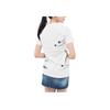 Moncler Round Neck Pullover Short Sleeve Regular T-Shirt Women Tops Ivory F10938C74910V8127033