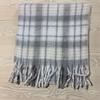 New Maillard Dopamine Plaid Scarf Women's Nordic Autumn and Winter Soft Waxy Warm Circle Yarn Contrasting Color Plaid Scarf