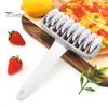 Multifunction 1 Set Pizza Dough Roller Cutter Baking Tool PP Lace Flat Rolling Pin Punch for Restaurant