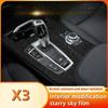Car Interior For BMW X3 2011-2022 Starry Sky Film Interior Modification Central Control Instrument Screen Protective Film
