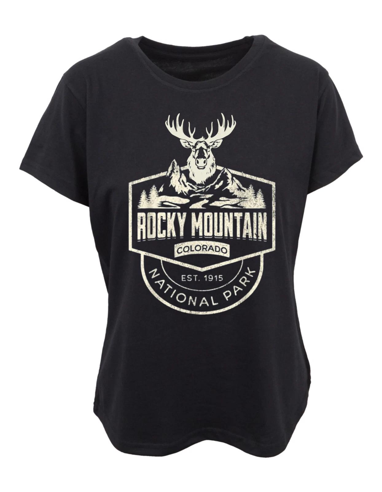 ROCKY MOUNTAIN NATIONAL PARK WOMENS T SHIRT XXL