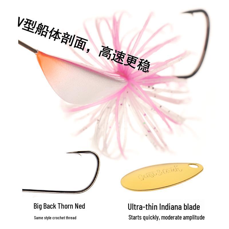 Cast&Catch 70% Lure Destroyer Composite Spinner Artificial Bait for Bass & Mandarin Fish