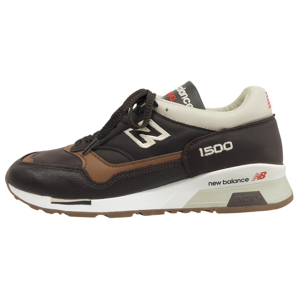 Pristine NEW BALANCE sneakers Brown Natural leather mens 25.5cm M1500GNB Used
