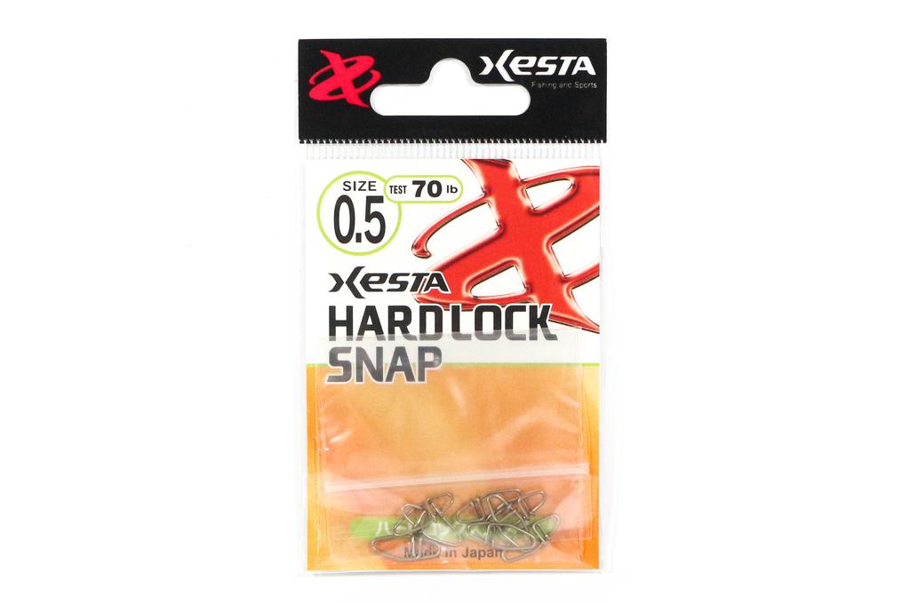 Xesta Hard Lock Snap Silver Size 0.5 70 Lb , 8 Pieces (4820)