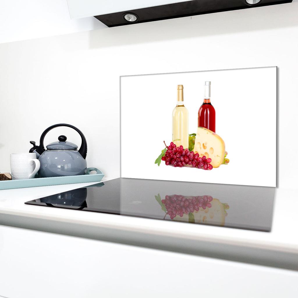 Glass Hob Protector 80x52 Wine