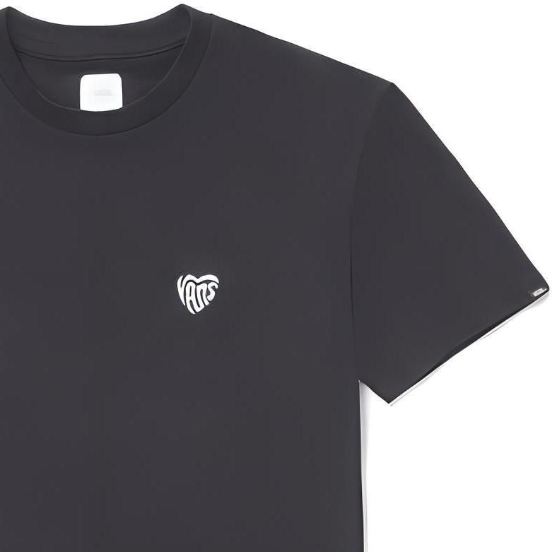 Vans Make It Better Heart Shaped Letter Embroidery Short Sleeve T-Shirt Men T-Shirt Asphalt VN0A5E7B1O7