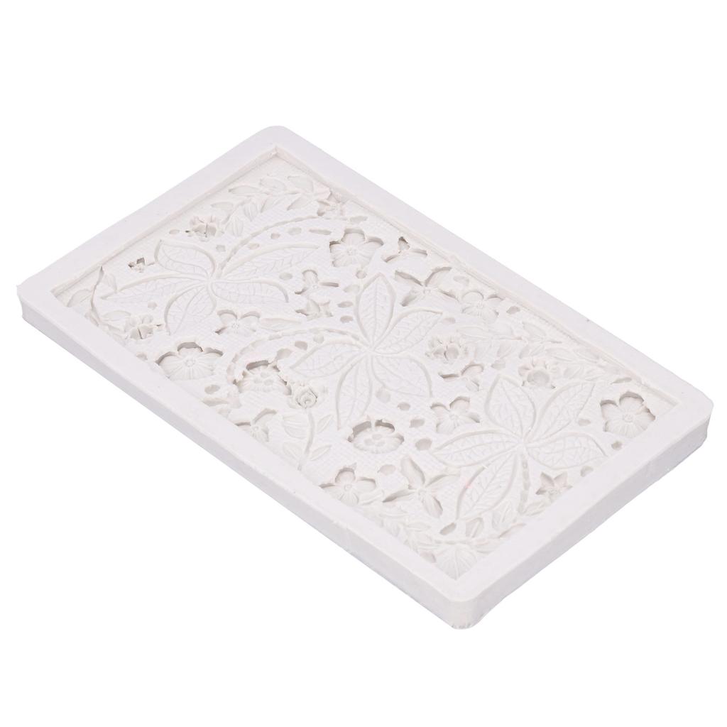 Flower Leaf Fondant Mold DIY Cake Decoration Silicone Mold for Candy Chocolate Soap