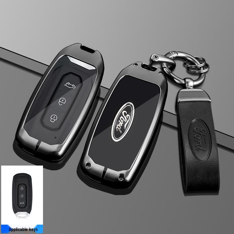 Premium Metal Protective Key Case for Ford Mondeo - Unisex Design
