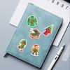 50 Happy Christmas Cartoon Waterproof Stickers for Phone Cases, Water Cups, Desktops, and Journals
