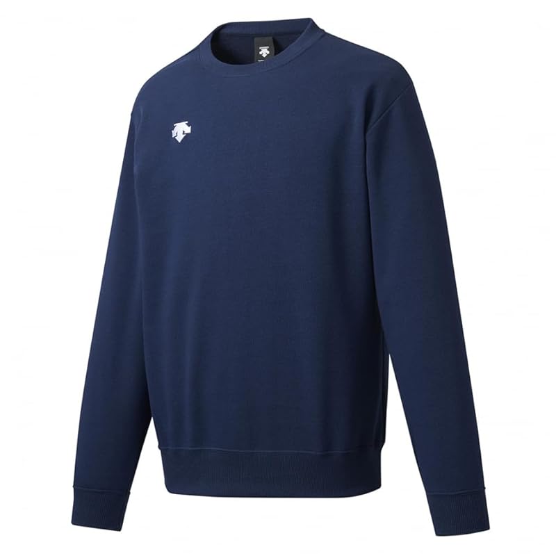 

[DESCENTE] sweatshirt trainer crew neck round neck simple Sweat absorption stretch men s team standard UNV SS