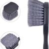 Car Tire & Wheel Cleaning Brush - Soft Bristle PVC Brush for Dust, Wheel Hubs, & Foot Pads