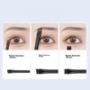 UPLUS Blade Eyeliner Brush, 3-Piece, Flat Head Angled Eyebrow Brush
