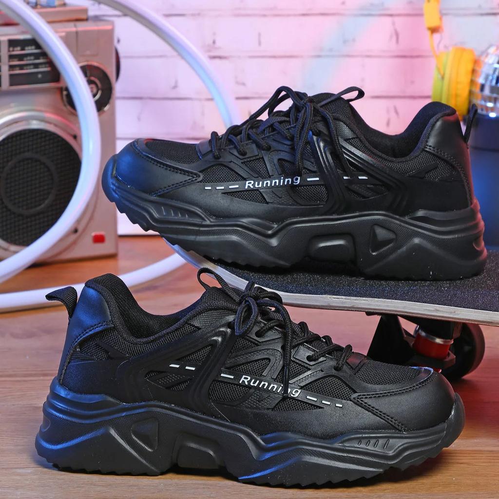 Breathable Chunky Sneakers Trendy Platform Shoes Women Fashion Casual Sports Shoes Men's Outdoor Walking Shoes Thick Sole