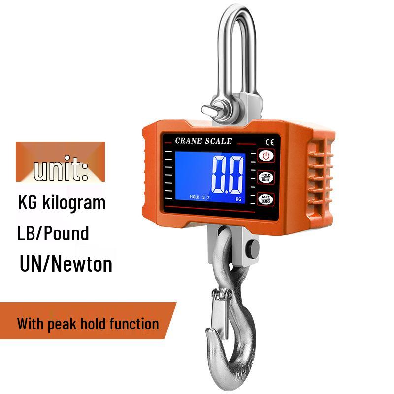 High-Demand Electronic Crane Scale: 1000kg/1T, 1.5T, 2T Handheld Hanging Hook Scale