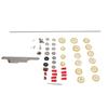 Flute Repair Kit Pads DIY Maintenance Tools Set Musical Instrument Parts Accessories