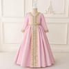 Middle East Cross-Border Pleated Evening Dress for Little Girls - Hot Stamped Princess Party Robe