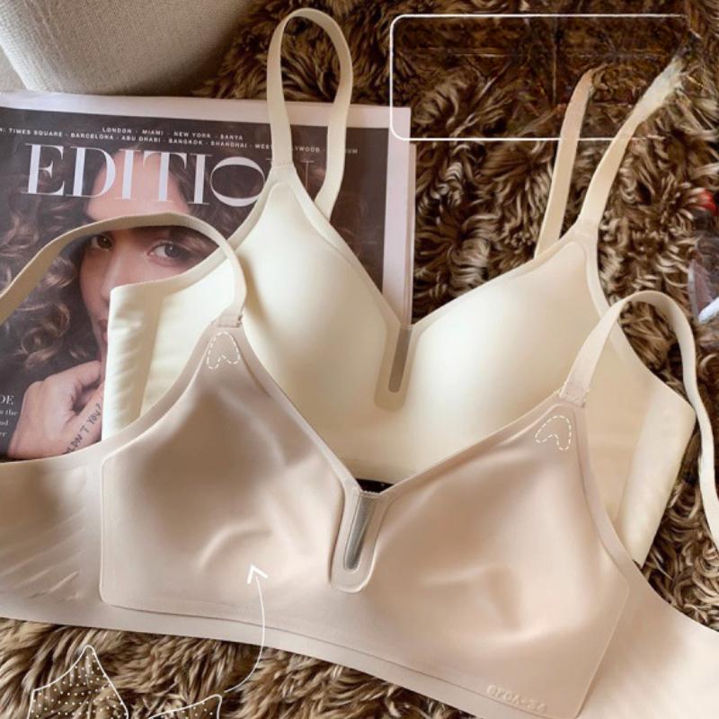 Push Up Seamless Bra Comfortable Breathable Bras Thin Cup Wireless Bra