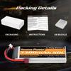 Youme Power 3S LiPo Battery, 11.1V RC Lipo 3300mAh 50C Deans T-Plug for RC Cars, Trucks, Truggy, Airplanes, UAVs, Drones, FPV Gliders, 3D Planes, Park
