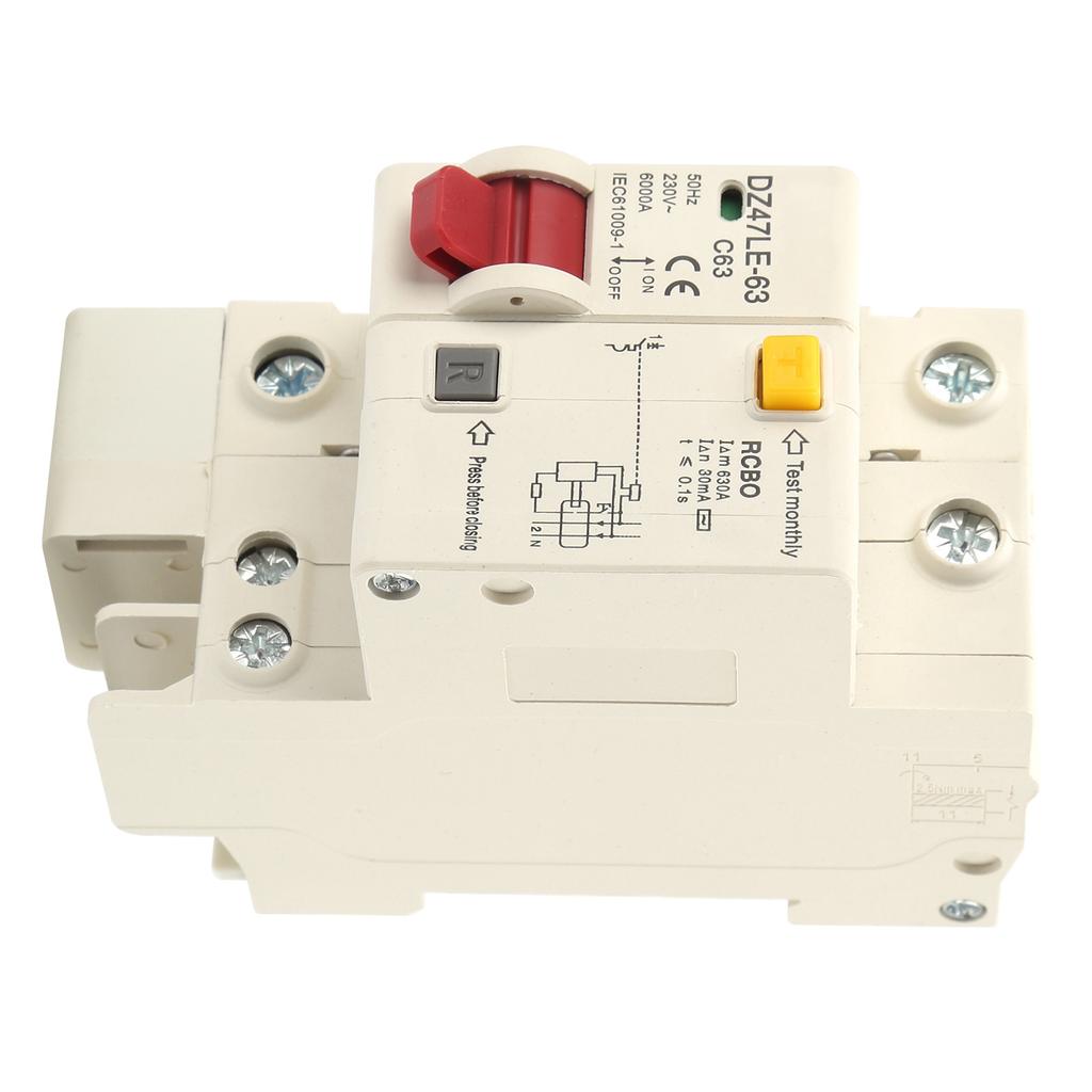 DZ47LE63 1P+N Miniature Circuit Breaker Household Leakage Protection Circuit Breaker