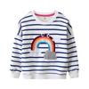 Autumn 2025 Girls' 3D Embroidered Hoodie & Pants Two-Piece Set