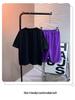 2024 Boys' Trendy Casual Short-Sleeve Two-Piece Set: Printed Round Neck Sports Tee & Shorts
