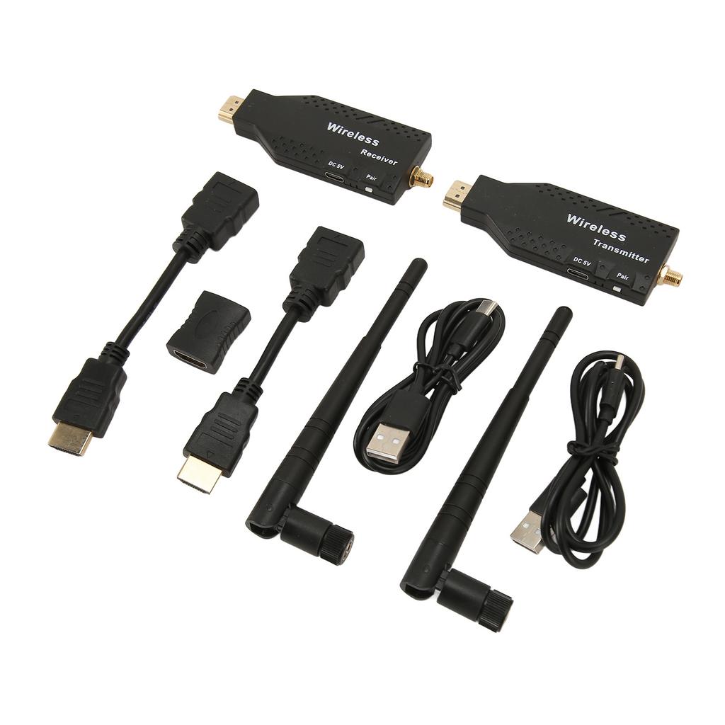 Extensor inalámbrico de interfaz multimedia HD de 50 m, 1080P, 60 Hz, 5,8 GHz, transmisor y receptor.