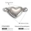 Waterproof Hypoallergenic DIY Jewelry 18K PVD Gold Plated Stainless Steel CZ Star Moon Heart Bow  Charms Pendants Bulk