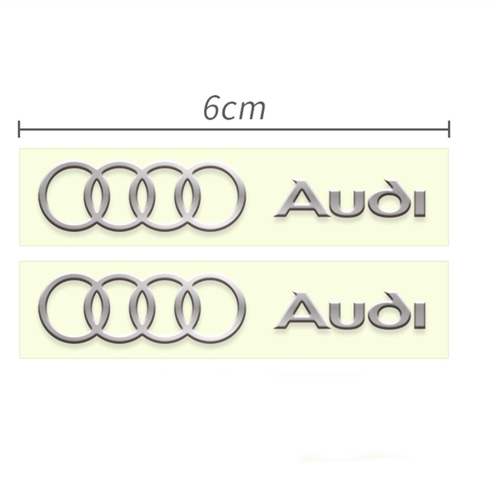 Car Metal Emblem Wiper Stickers Reflective Decor Decals For 8lcbk A4 B5 B6 A3 A5 A6 C6 C5 A1 A7 A8 Q2 Q3 Accessories Car Styling lcbk8